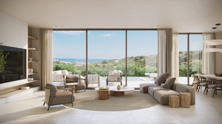 Amaris Villas Living Sea views b