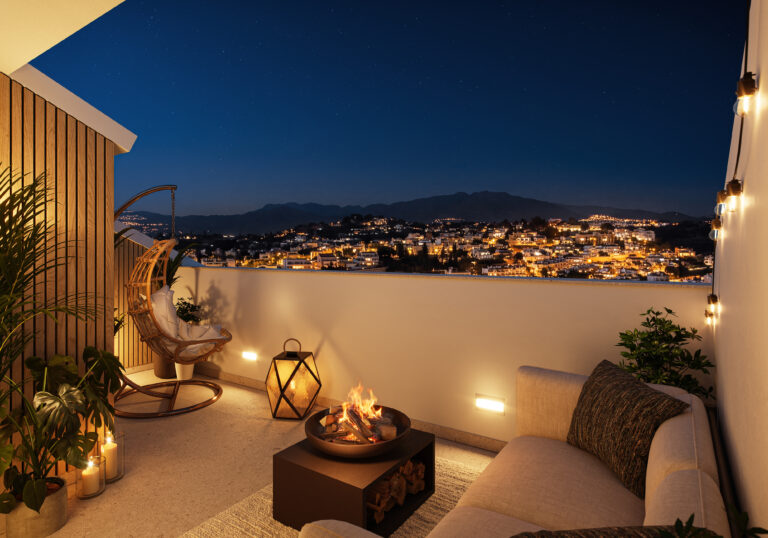 Ático terraza trasera